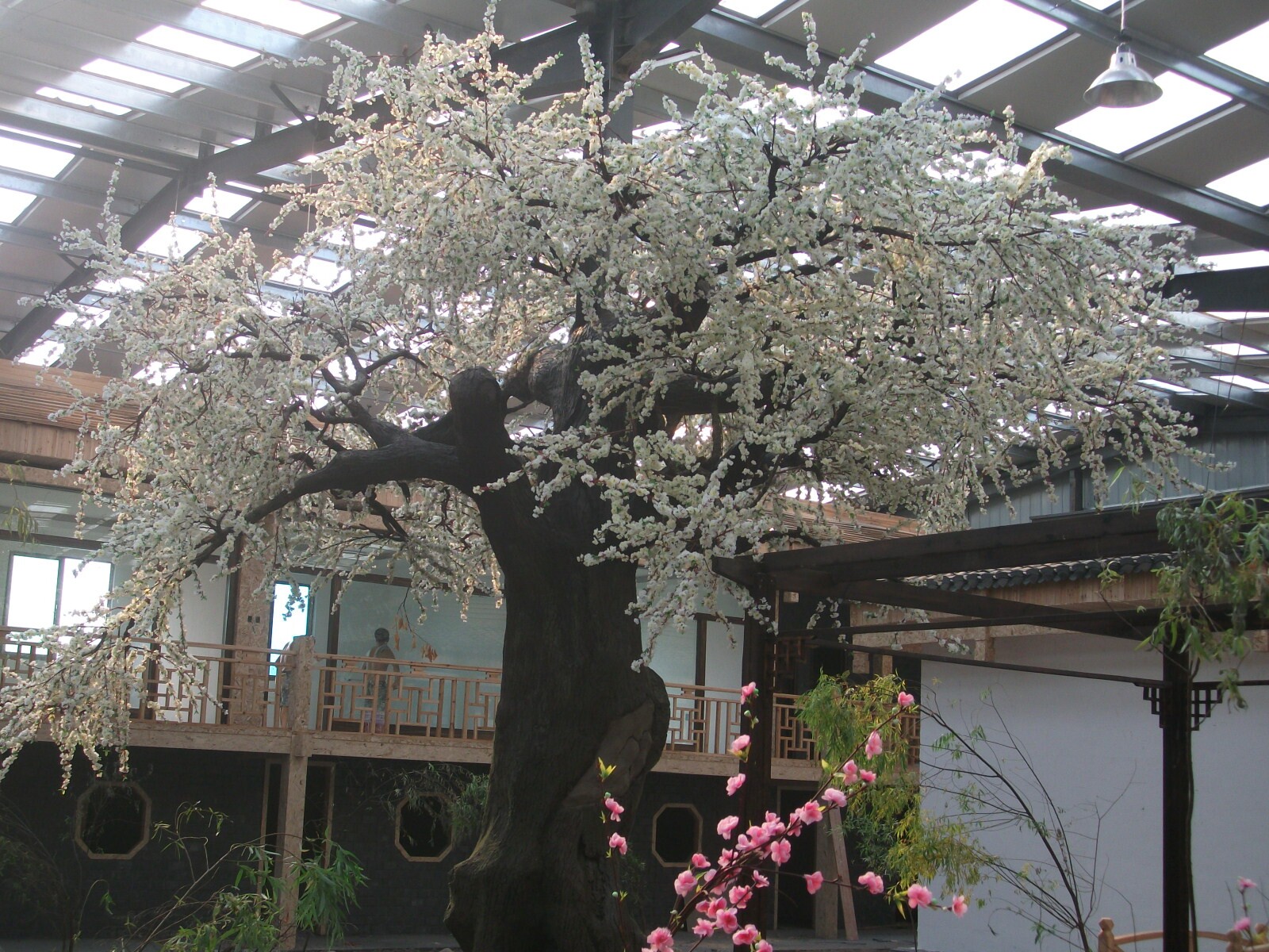 浙江常州三勤生態(tài)酒店仿真桃花樹工程 浙江常州三勤生態(tài)酒店仿真桃花樹工程