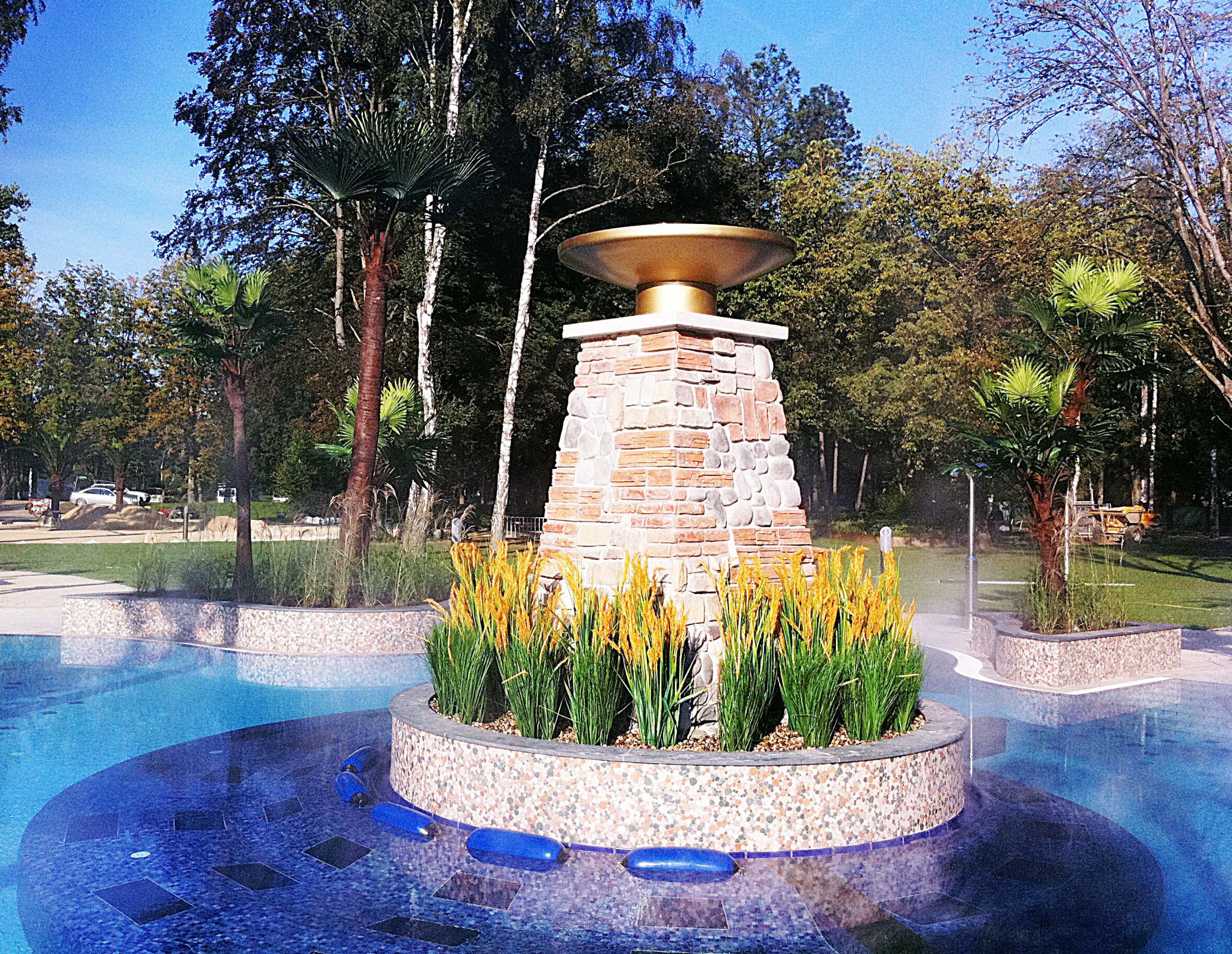 奧地利溫泉水療中心仿真棕櫚樹 奧地利溫泉水療中心仿真棕櫚樹