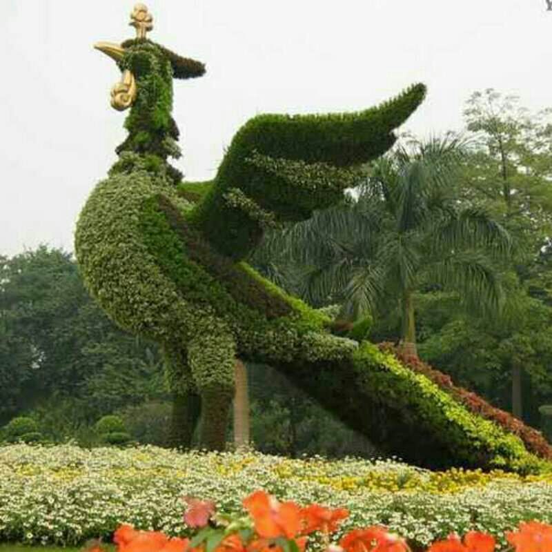 大型仿真綠雕的制作流程，關(guān)鍵幾步全告訴你！