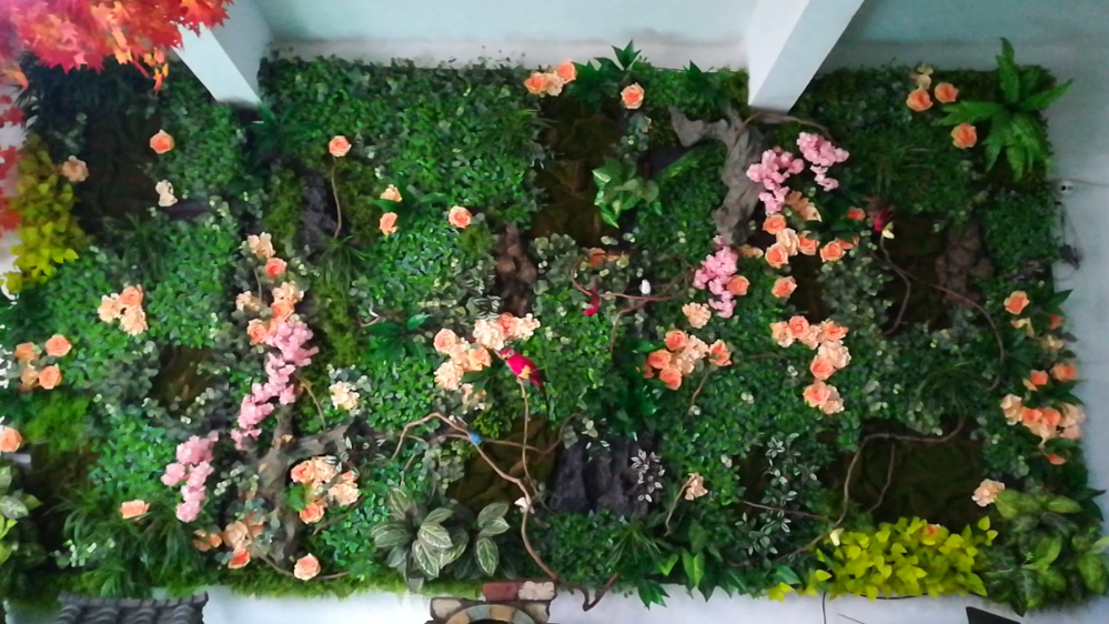 辦公室仿真植物墻如何制作 辦公室仿真植物墻如何制作