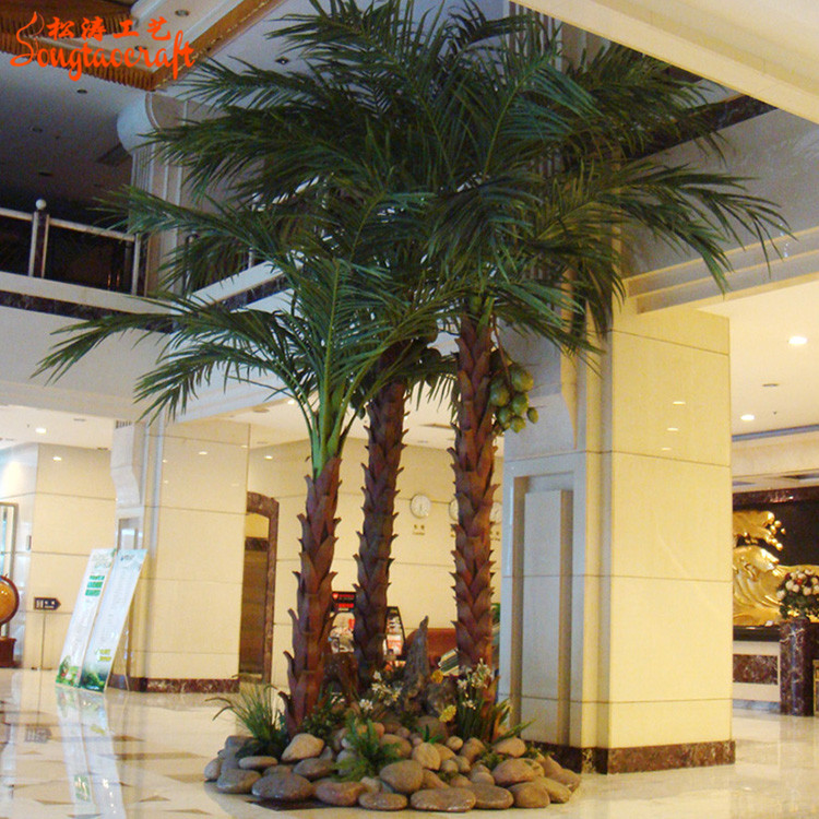 室內(nèi)仿真棕櫚樹