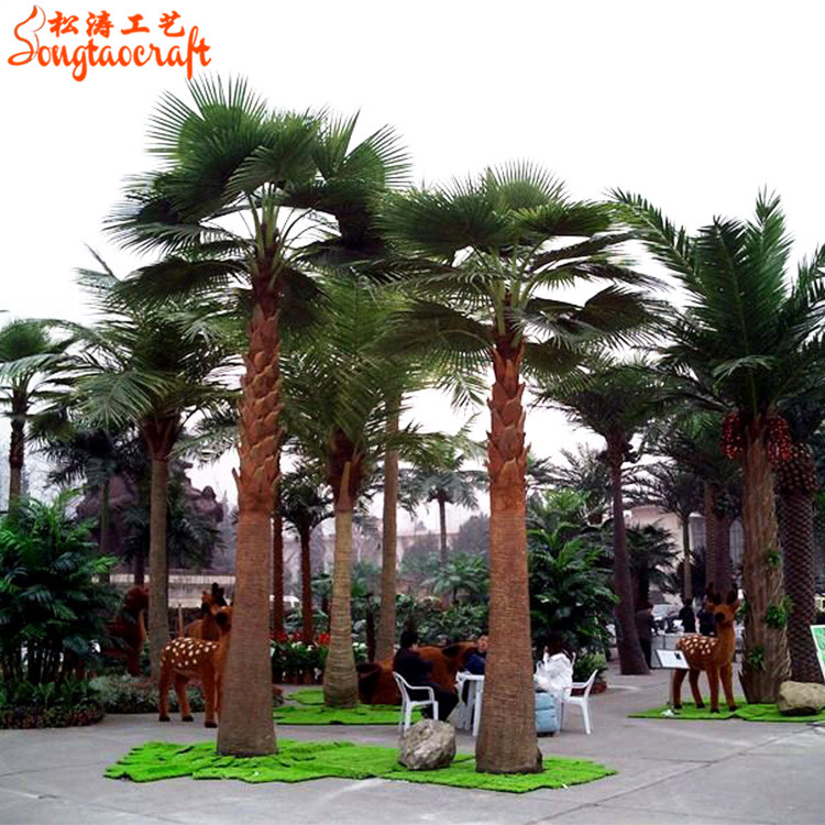 公園仿真棕櫚樹蒲葵樹