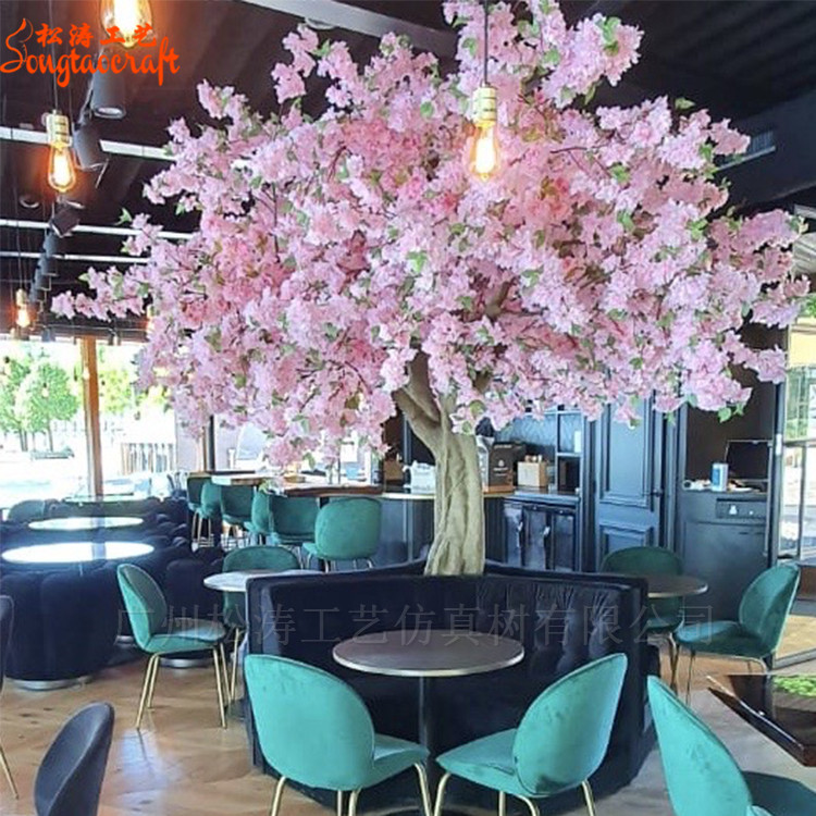 廣州松濤人工仿真花樹 人造假櫻花樹廠家直銷