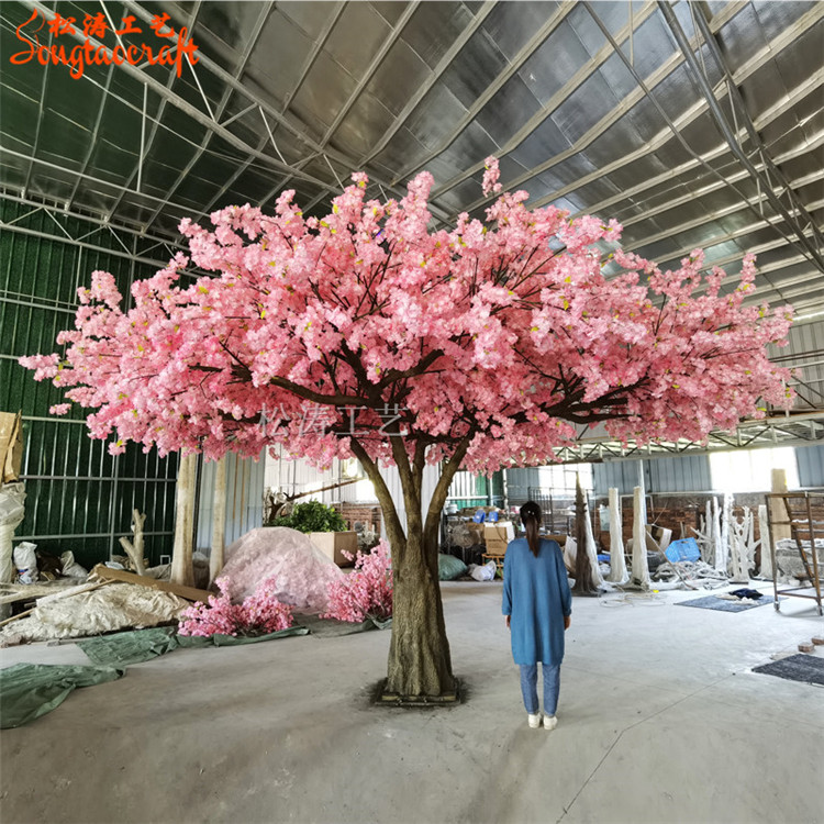 傘形大型仿真櫻花樹