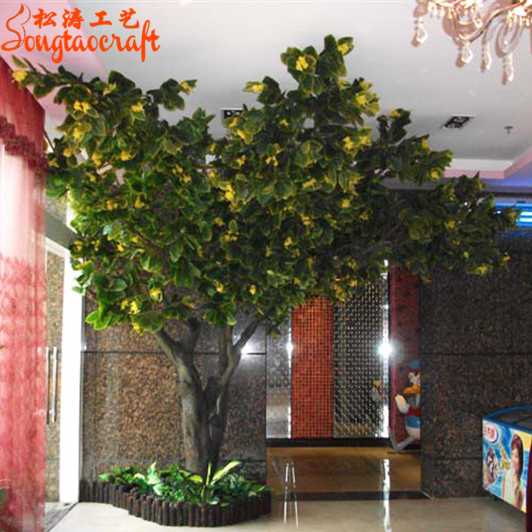 順德大良西餐廳仿真花樹工程 順德大良西餐廳仿真花樹工程